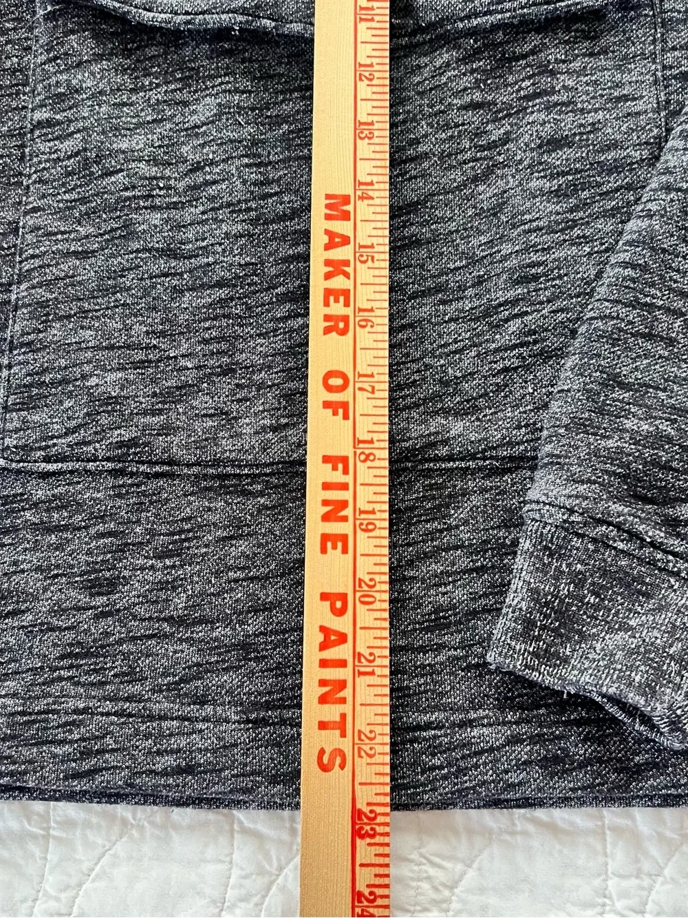 abercrombie kids charcoal heather gray pullover hoodie w/front pouch pocket soft
